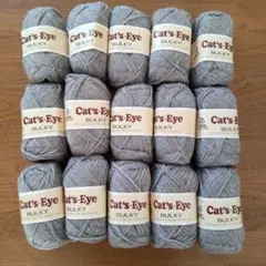 Cat's-Eye BULKY 英国羊毛100% 毛糸 15玉セット