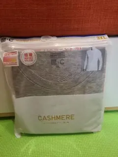 ユニクロヒートテック極暖カシミヤブレンド　クルーネック9分袖　3XLサイズ