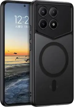 DUEDUE Xiaomi Poco F6 Pro ケース ブラック カバー