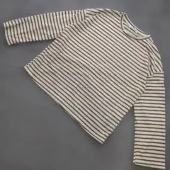 ★b3516 sonyunara【F】ボーダー 長袖Tシャツのサムネイル