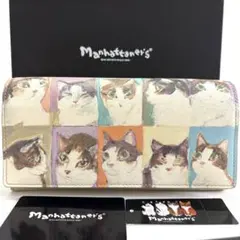新品 Manhattaner's マンハッタナーズ 被せ長財布 トップパースのサムネイル