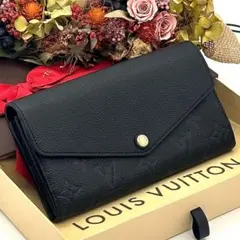 超美品】ルイヴィトン ポルトフォイユ サラ アンプラント 長財布