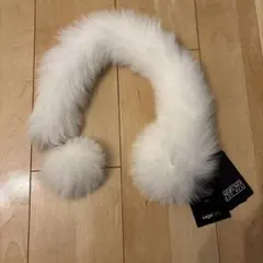 ホワイトマフラー　ホワイトファー マフラー FUK-260RM-F