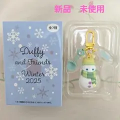 ダッフィー＆フレンズ シークレットオブスノーウィーデイチャームオルメル雪だるま