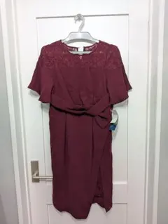 ワインレッド パーティードレス サイズ38