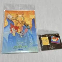 ズートピア2 東京ばな奈 ニック ジュディ アクキー ピンバッジ