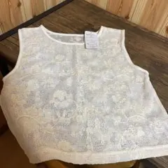ベスト　Lサイズ　ホワイト　新品、タグ付