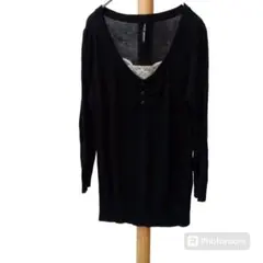 gaminerie 【M】ニットソー シアー 美品 レディース USED 古着のサムネイル