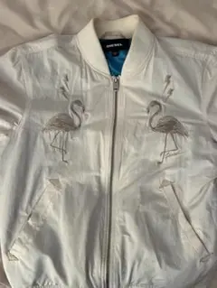 DIESEL フラミンゴ刺繍ジャケット