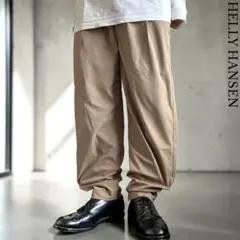 00s HELLY HANSEN ワイドトラックパンツ コットン混紡生地 Y2Kのサムネイル