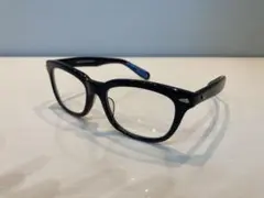 【レア】KANEKO OPTICAL 金子眼鏡 黒縁ウェリントン 度なしクリア