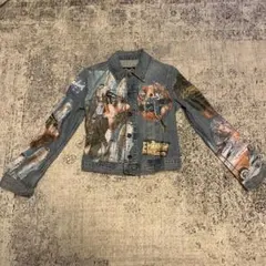 DOLCE&GABBANA ヴィンテージペイントデニムジャケット