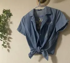 INGNI デニム半袖シャツ Mサイズ