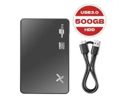 動作確認済 HDD500GB 外付け 2.5inch SATA USB3.0