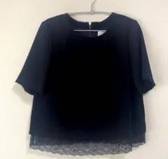 31 Sons de mode 裾レーストップス　ネイビーのサムネイル