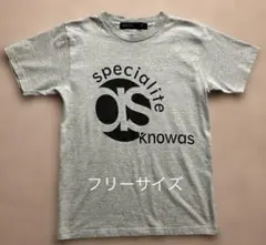 as Know asde base 半袖Tシャツ グレー フリーサイズのサムネイル