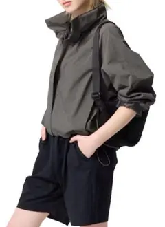 新品タグ付き　ユニクロ ウィンドプルーフスタンドブルゾン オリーブS