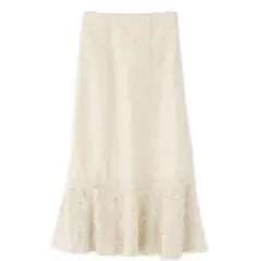 フリーズマート　ハイウエスト　レースマーメイドスカート