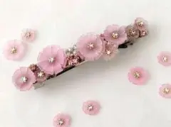 最終 訳あり品 現品限り コスモスのバレッタ☆