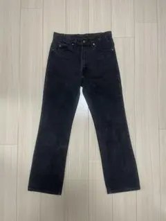 90s Levi's517 ブーツカット 先染めブラック　W32L30