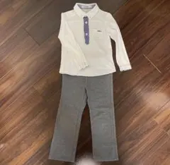 ファミリアポロシャツ　ズボンセット110七五三　入園式　卒園式　発表会　結婚式