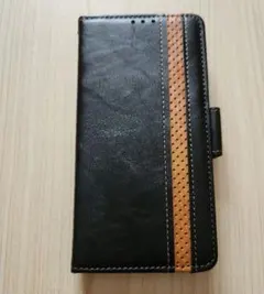 iPhone 15 Pro ケース 手帳型 スマホカバー ブラック