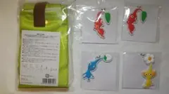 ピクミン３ デラックス エコバッグ＆ピクミン４ どこでもチャーム（赤２青１黄１）