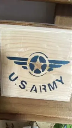 U.S. ARMY 木製装飾品