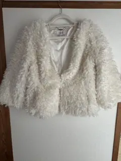 Rady ホワイト ボレロ ファー風