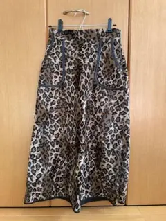 ヒョウ柄 ロングスカート