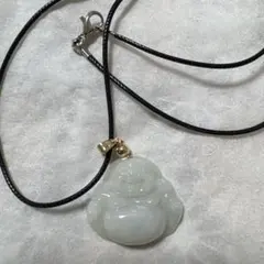 翡翠 仏像デザイン ネックレス