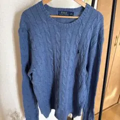 Polo Ralph Lauren ケーブルニットセーター　M