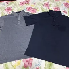 COMME CA ISM ポロシャツ 2枚セット Lサイズ　半袖　ビジネスのサムネイル