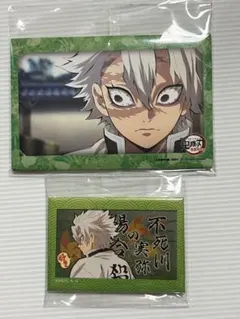 鬼滅の刃 不死川実弥 ランダムスクエア缶バッジ