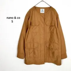 nano & co（ナノアンドコー） ジャケット S ミリタリー ノーカラーのサムネイル