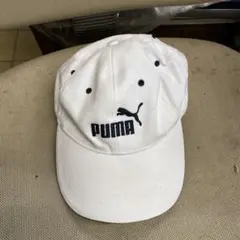 PUMA ホワイトキャップ ロゴ刺繍　ユース プーマ