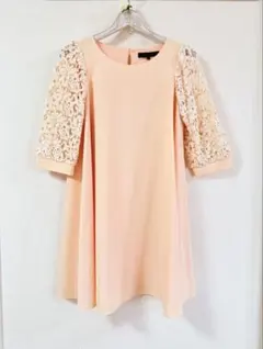 マーキュリーデュオ　Aラインワンピース　オケージョン　ドレス　サーモンピンク