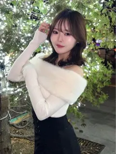 Darich エレガントファーニットトップス