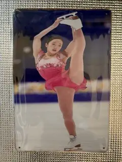 新品未開封　本田真凜　オマージュブリキ看板④