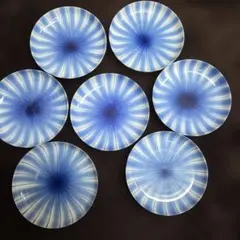 有田焼 西山窯中皿7枚セット7食器 陶磁器 和食 洋食 取り皿 銘々皿