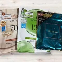 Anua LuLuLun フェイスマスク 3種セット