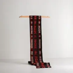 189cm×32cm キリムラグ　ランナーラグ　ネイティブ柄　アジアン　コットン