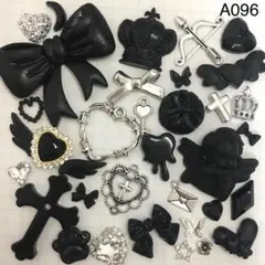 A096♡デコパーツ♡レジンパーツ♡素材♡まとめ売り♡地雷系♡ギャル♡サブカル♡