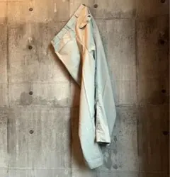 50s US製 バックルバック コットン ワークパンツ ライトブルー 襤褸