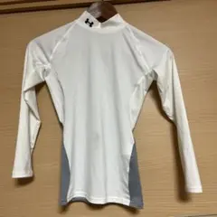 Under Armour 長袖アンダーシャツ ホワイト/グレーサイズ150