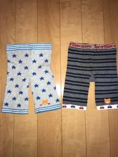 ミキハウス スパッツ パンツ 2枚セット 80 90