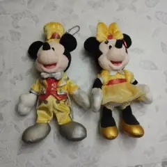 ディズニー ミッキー ミニー ぬいぐるみバッジセット 30周年