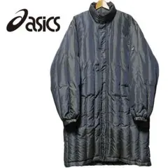 asics アシックス ダウンコート ベンチコート　ロングダウンコートL