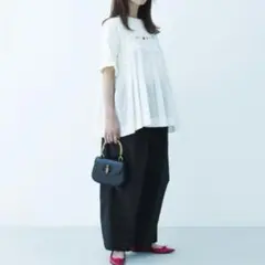 バテンレースビスチェ　白　ホワイト　naturalby studio clipのサムネイル