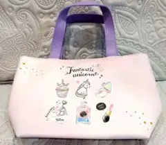 ランチバッグ（保冷タイプ）ユニコーン柄　チャック開閉